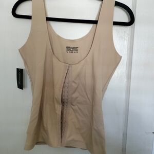 New Frederick's of Hollywood Tan Nude Shapewear Corset Tank Top 1X/2X
